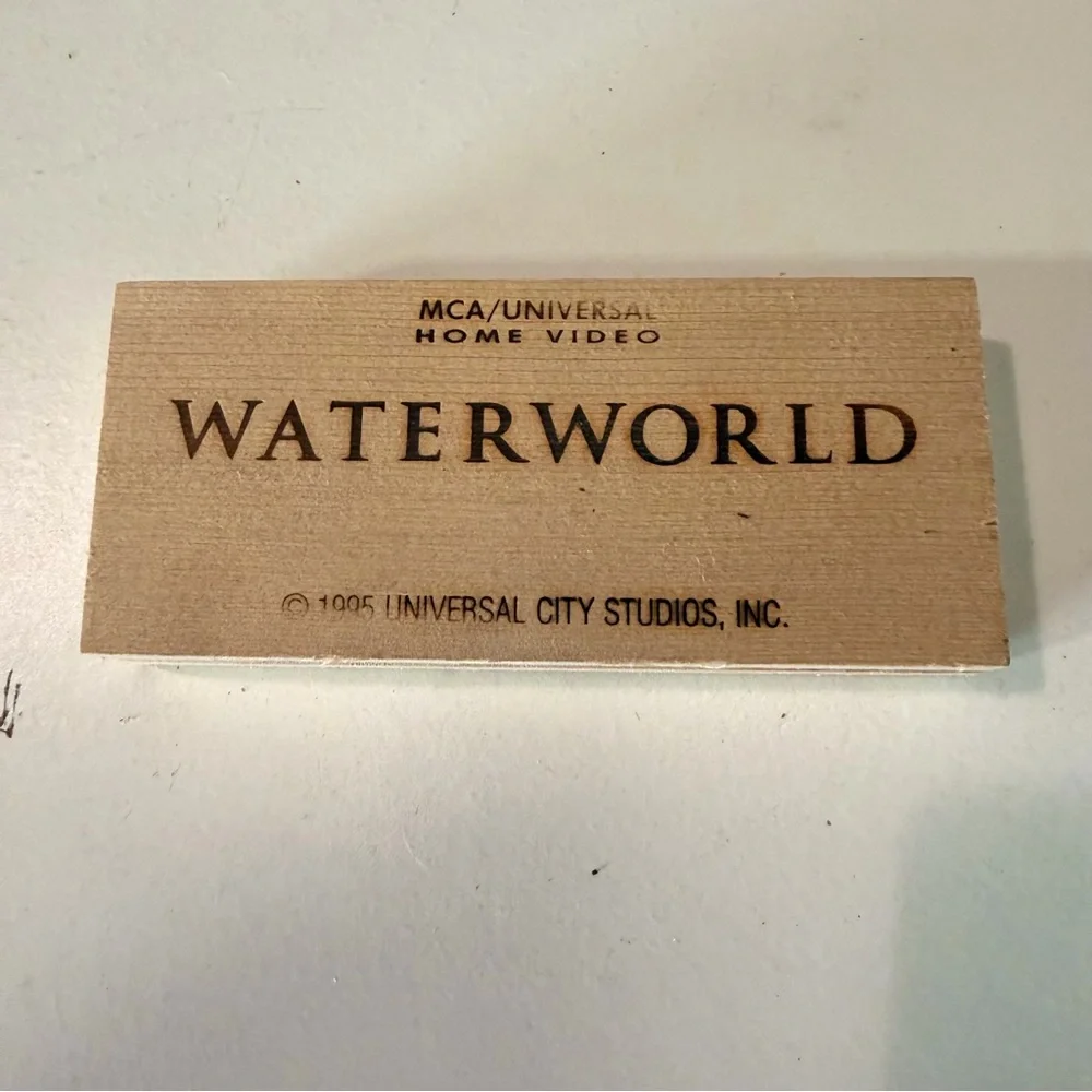 Waterworld Movie Promo Watch in Wooden Box MCA Universal 1995